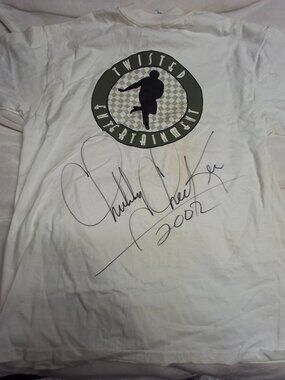 Autographed Chubby Checker Vintage Shirt